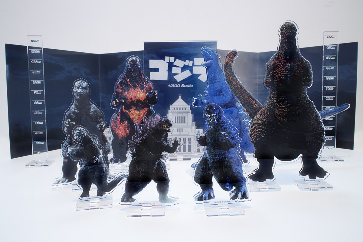 Godzilla Store Limited Sale Godzilla Acrylic Study Set