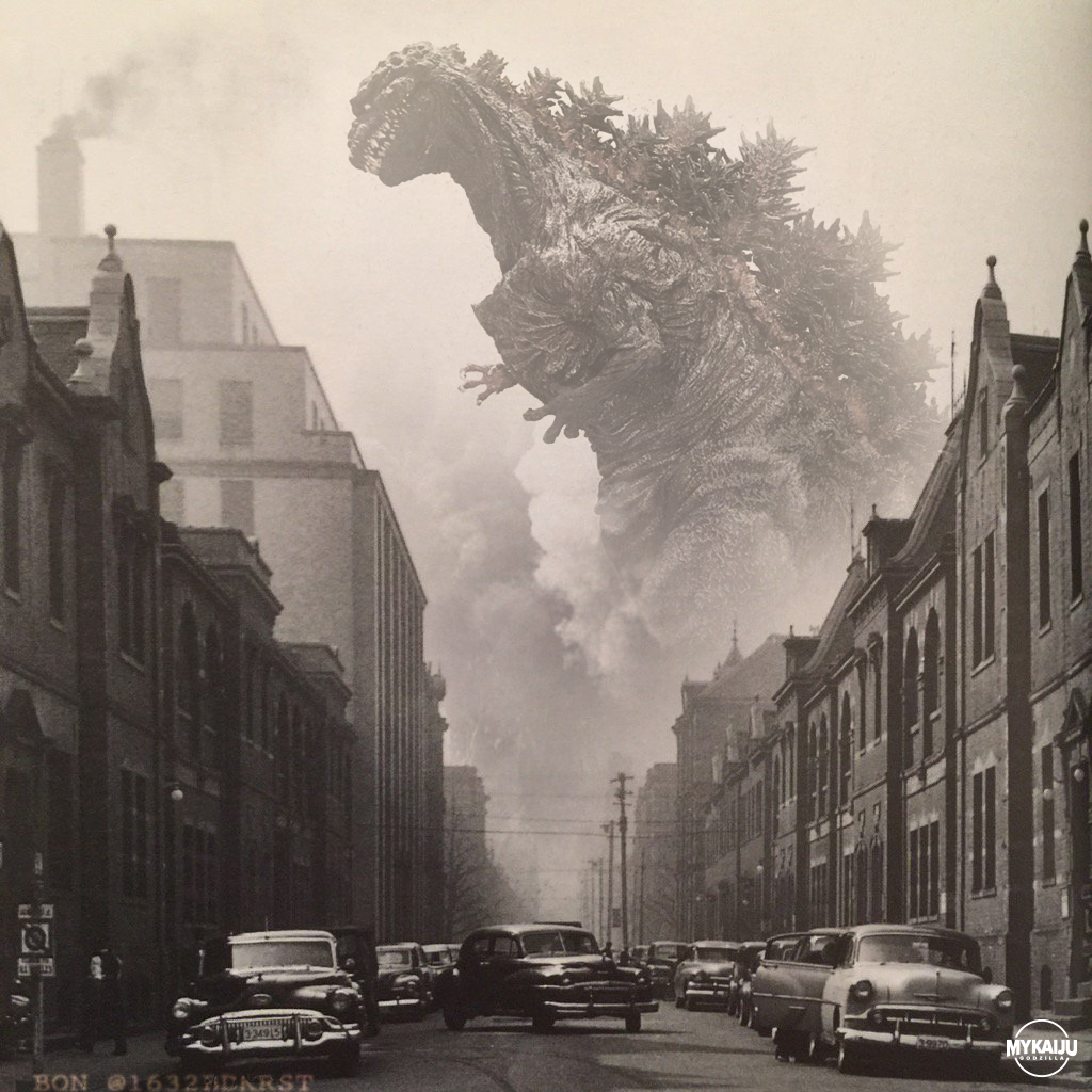 Shin Godzilla in old Japan