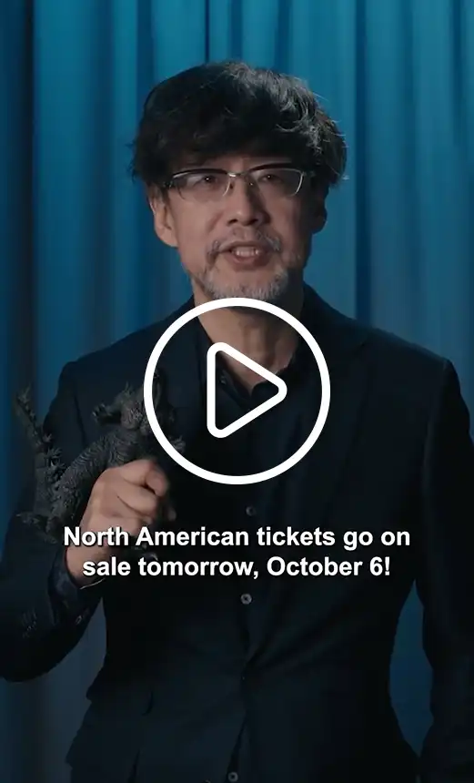 Director Takashi Yamazaki announces Godzilla Minus Zero tickets will be on sale on October 6