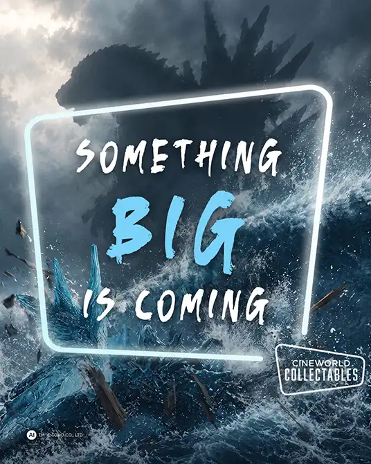 Cineworld's GodzillaMinusZero merch reveal is coming soon