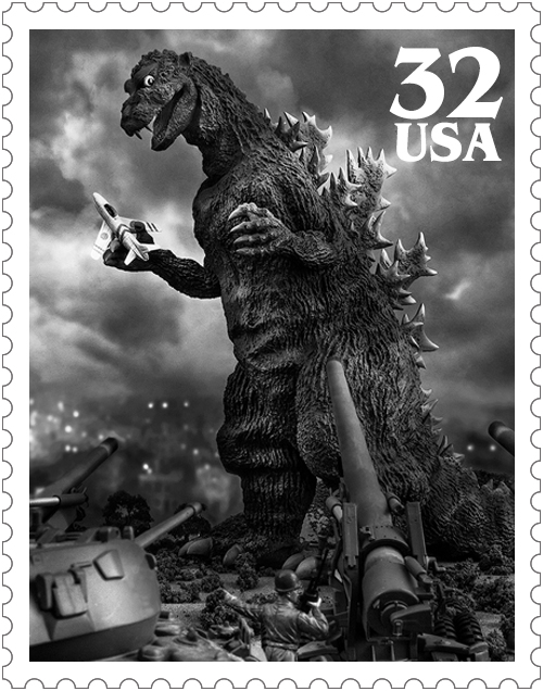 Godzilla 1954 Stamp