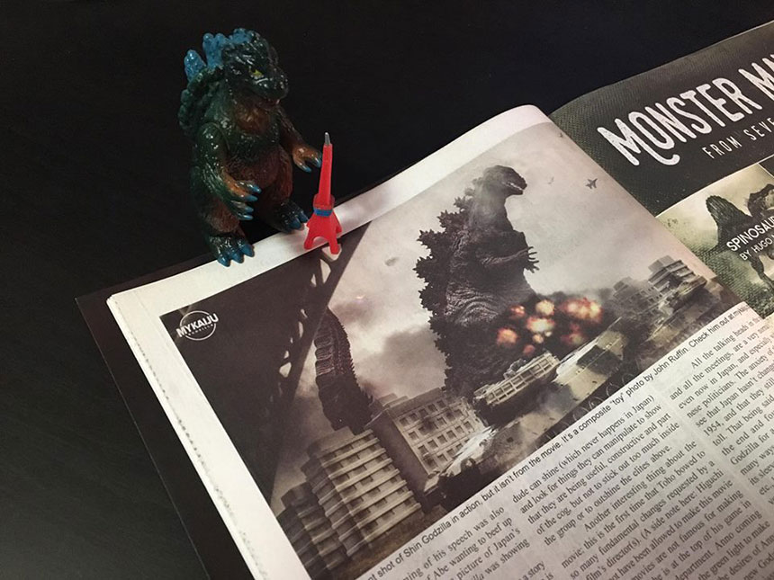 MyKaiju toy photography in G-Fan 2017