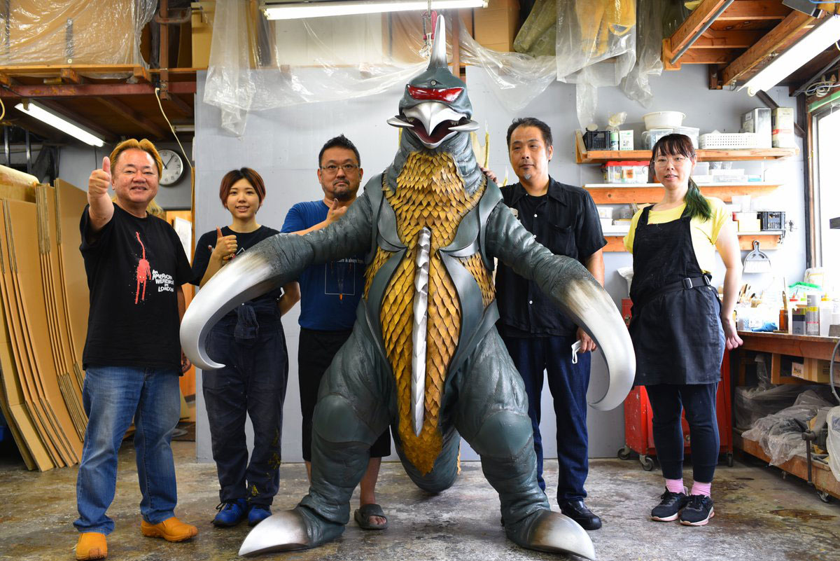 Shinichi Wakasa, his team and the new Gigan