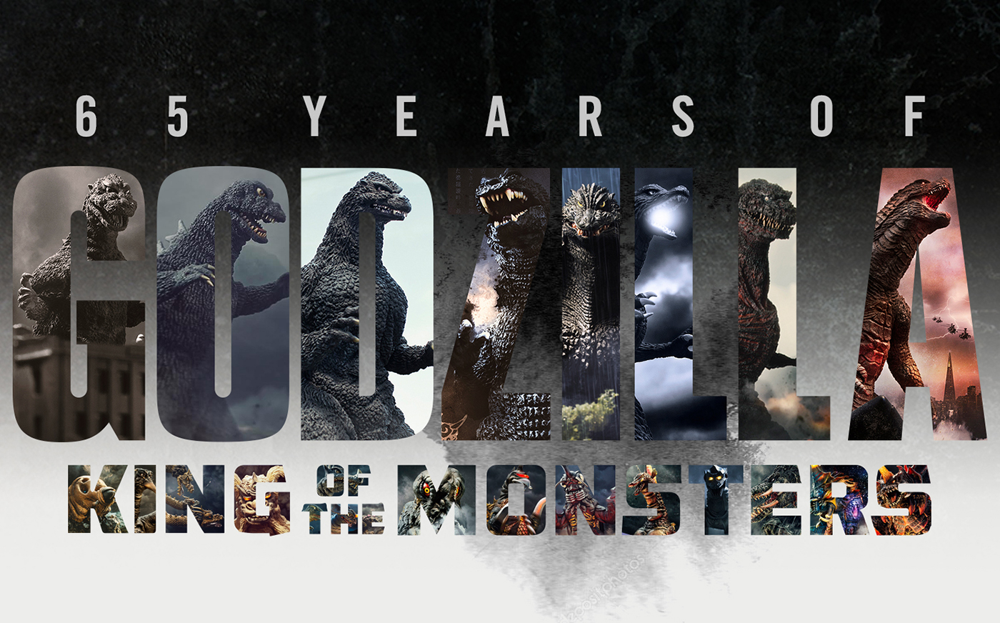 Godzilla 65th Anniversary Banner