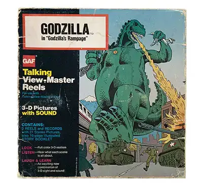 Godzilla in "Godzilla's Rampage" View-Master