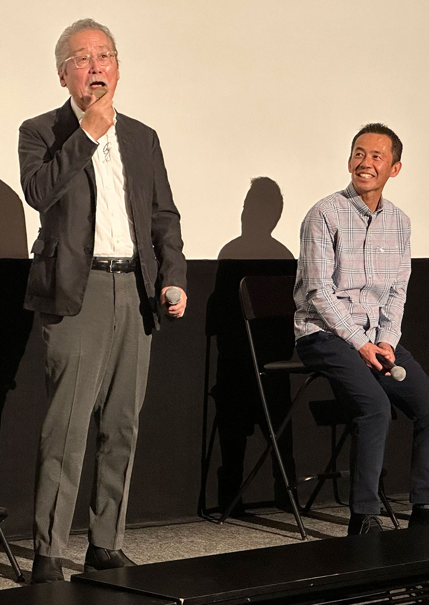 Katsuhiko Sasaki (Inventor Goro Ibuki) and Hiroyuki Kawase (Rokuro 'Roku-chan' Ibuki)