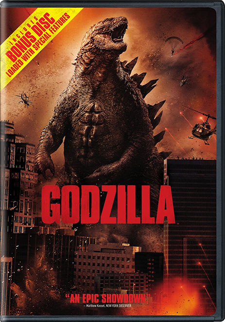 Godzilla 2014 DVD