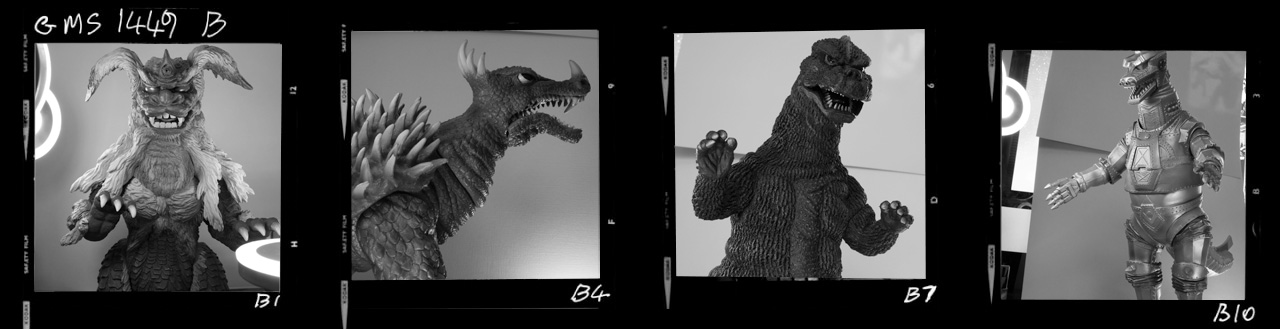 Godzilla vs Mechagodzilla 1974 Recreated Contact Sheet