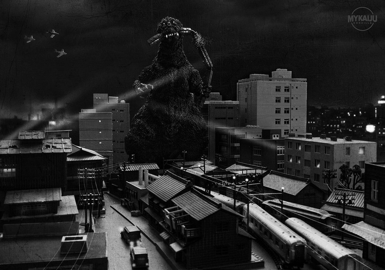 Shodai Godzilla Train Biter