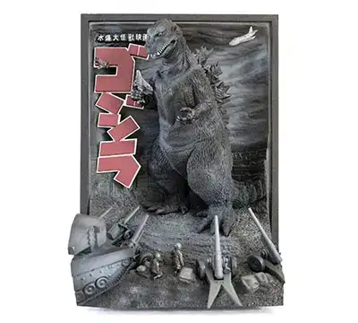 Godzilla 1954 3D Poster Art