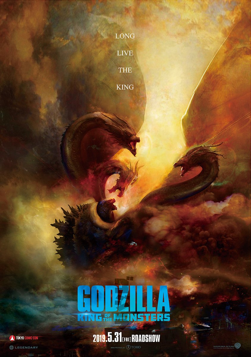 Godzilla King of the Monsters movie poster