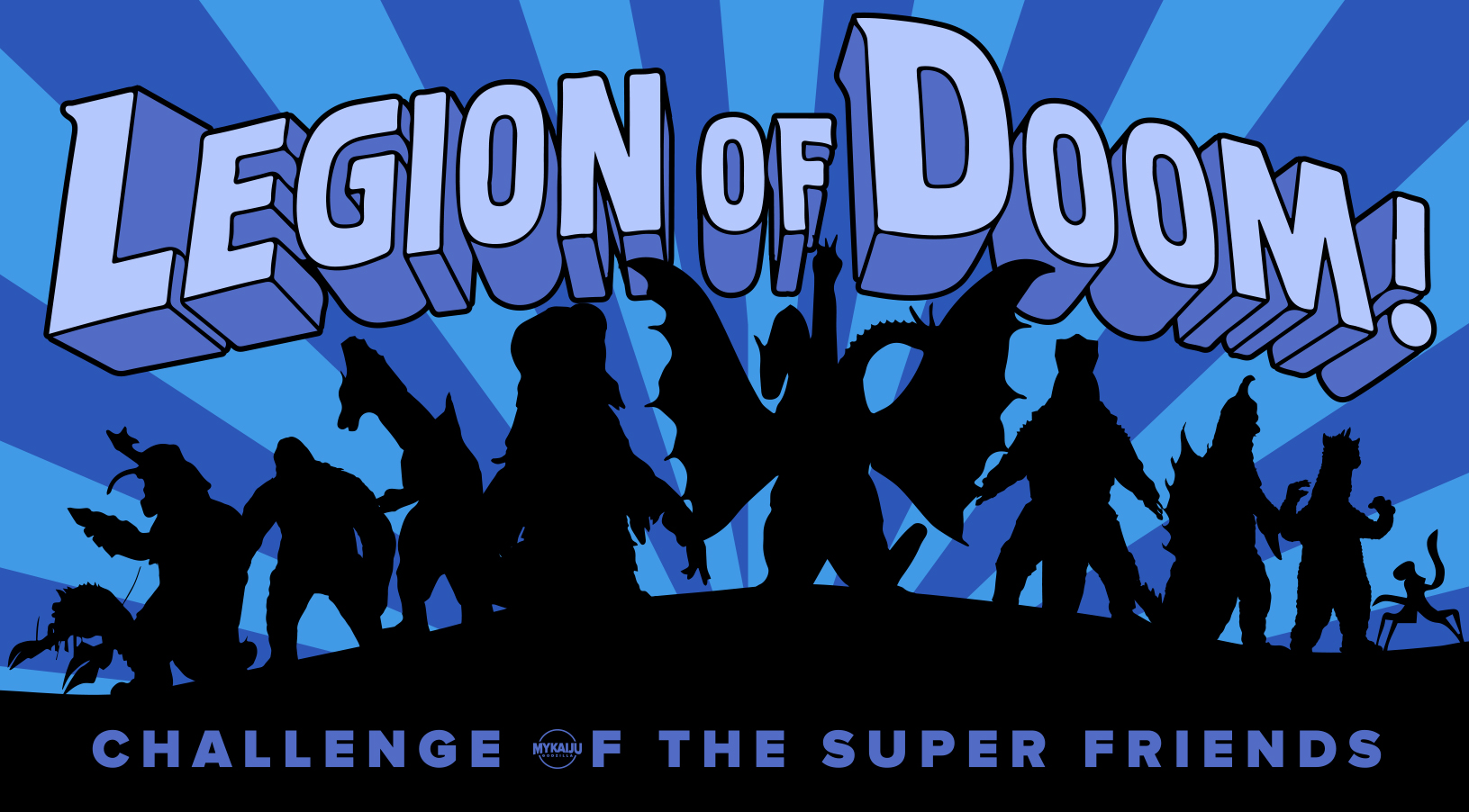 Godzilla's Enemies form the Legion of Doom that are the Challenge of the Super Friends