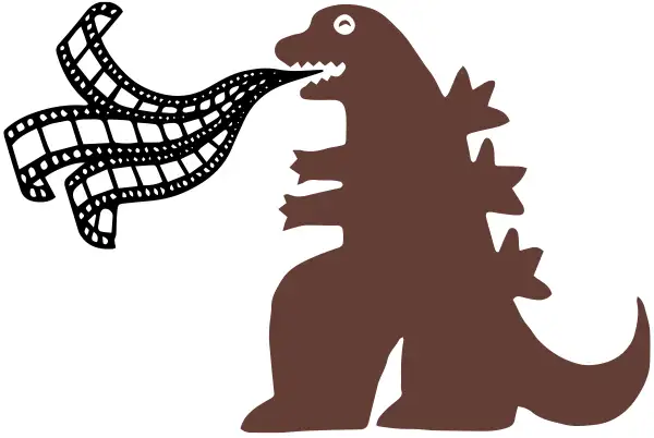 Makoto Wada Godzilla illustration for the Setagaya Film Festival