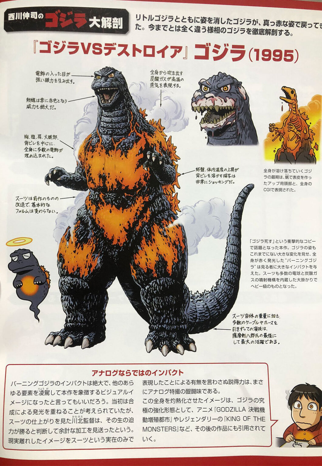 Great Anatomy Of Godzilla 1995 Mykaiju®